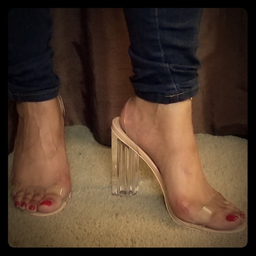 Clear Plastic Heels